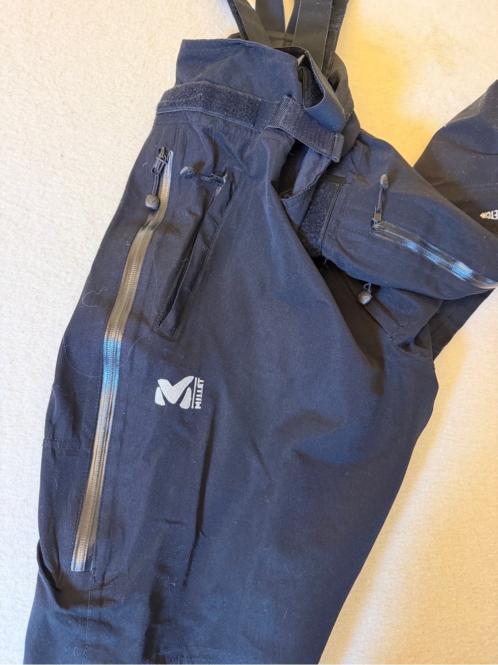 Millet Gore-Tex XCR Summiter Bib Pants Black Waterproof Ski Snow Men’s xl